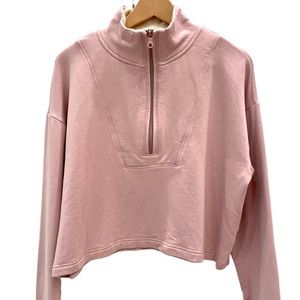 Aerie Offline Lavender Cropped Sweatshirt